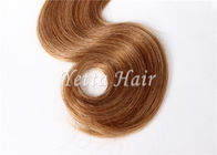 Brown No Chemical 100٪ Braised Virgin Hair / موی مرطوب و موی انسان