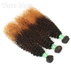 رنگ مخلوط بلند هند درجه 7A موی ویرجین برای زن سیاه