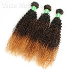 رنگ مخلوط بلند هند درجه 7A موی ویرجین برای زن سیاه