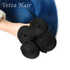 Healthy Ombre Soft Blue Grade 8A Virgin Hair Extendtions For Goddess