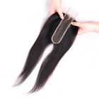 2 X 6 Clarifying Middle Part Virgin Extensions for Human Hair Straight Swiss Stitch