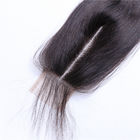2 X 6 Clarifying Middle Part Virgin Extensions for Human Hair Straight Swiss Stitch