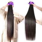 40 اینچ ابریشمی راست هند طبیعی مو برای زنان سیاه و سفید