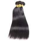 Straight 13 X 4 Lace Front مروارید برزیلی Hair 3 Bundles Natural Color