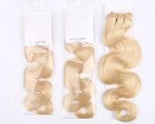 613 رنگ بلوند 100٪ Virgin Cambodian Extensions Wavy Hair Ends Full و Thick