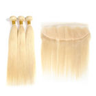موج موی انسان باریک مالزیایی 613 # رنگ بلوند برای زنان سفید پوست