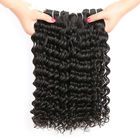 عمیق Curl 100٪ موی سرخ وحشی هندوها موهای مصنوعی موی سیاه