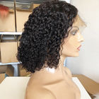 موج 10 مو درجه 100 W کلاه گیس موی کامل توری برزیل موهای طبیعی مو عمیق